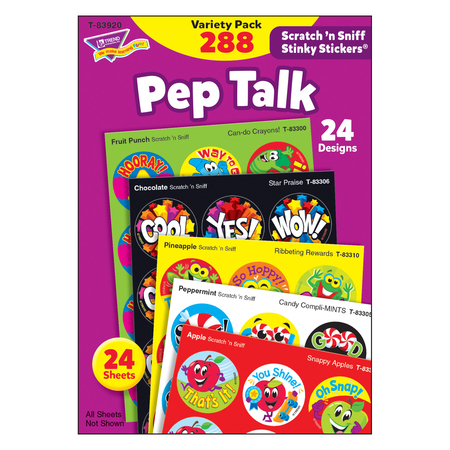 TREND ENTERPRISES Pep Talk Stinky Stickers® Variety Pack, PK576 T83920